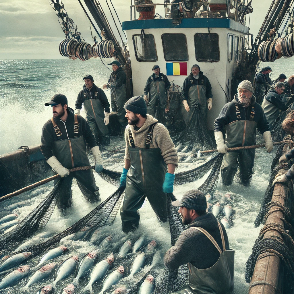 marins pêcheurs roumains