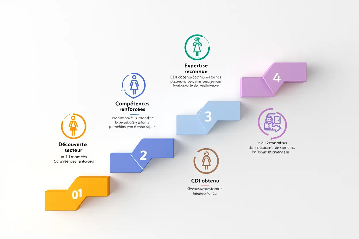 Évolution de carrière en intérim