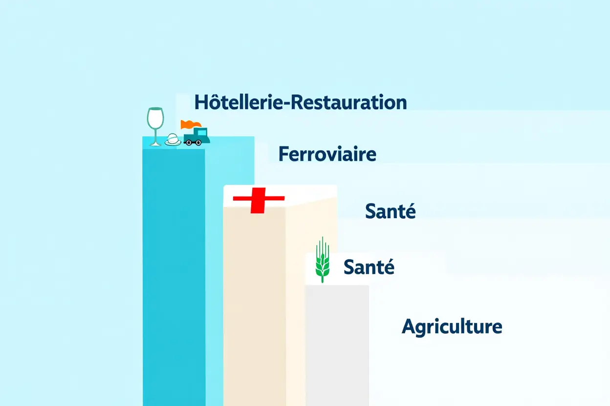 Secteurs recrutant avec logement
